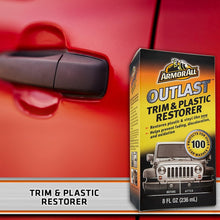 Load image into Gallery viewer, Outlast 8 Oz Trim Restorer - Liquid Cleaner for Cars &amp; Motorcycles, Pack of 6