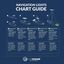 Load image into Gallery viewer, Bright 9-Inch LED Anchor Light with Clear Lens - Certified for Safe Navigation