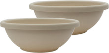 Load image into Gallery viewer, Contemporary Round Shallow Planters with Drainage for Indoor/Outdoor - Pack of 2