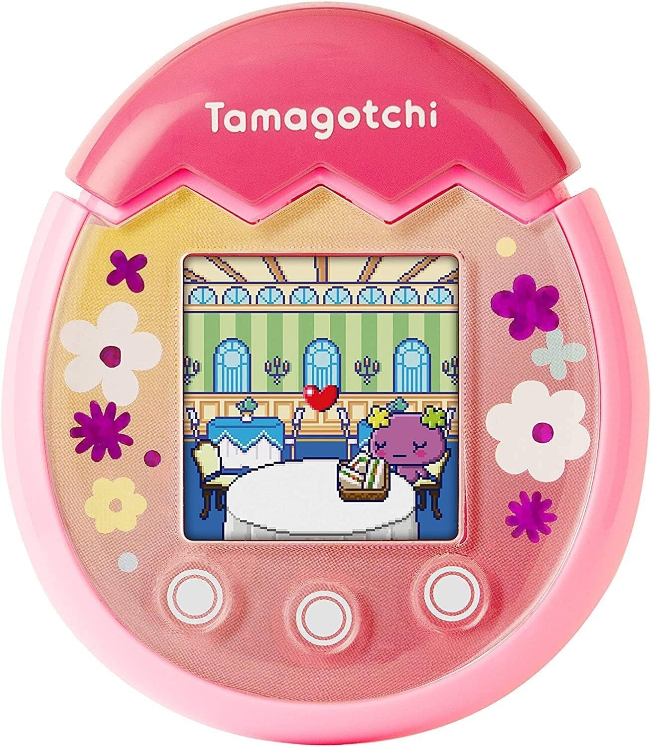 Tamagotchi Pix Floral Interactive Pet: 100 Friends & Playdate Fun Awaits!
