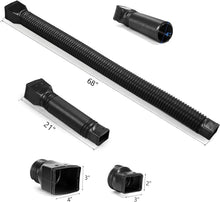 Load image into Gallery viewer, Heavy-Duty Flexible Downspout Extensions - 21-68 Inches with Adapters, 3 Pack