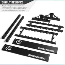 Load image into Gallery viewer, Multi-Use Fishing Rod Rack - Adjustable 24-48 Slot Features for All Rod Types