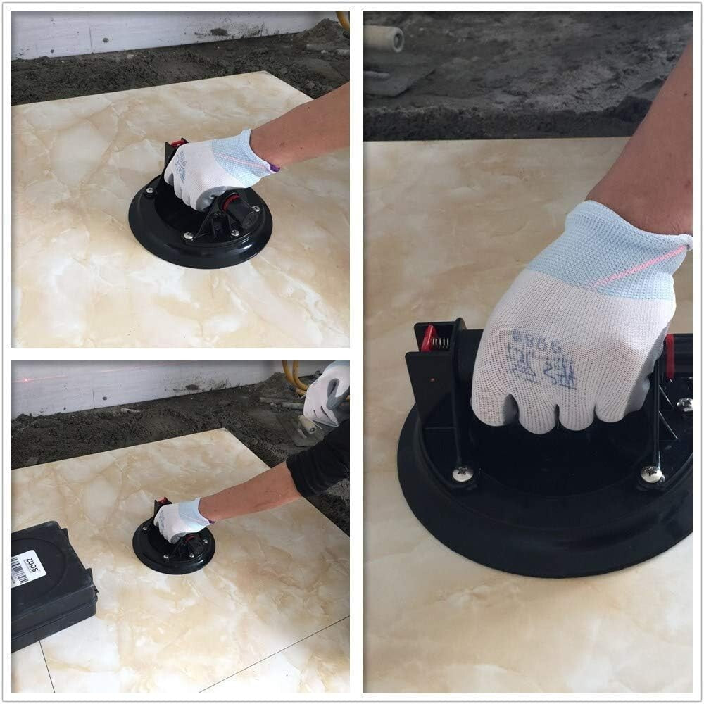 8" Heavy Duty Suction Cup with Fast Attachment for Glass, Tile & Stone Lifting