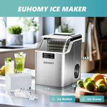 Load image into Gallery viewer, Portable Self-Cleaning Ice Cube Maker - 45Lbs Daily, 24 Cubes Every 13 Mins