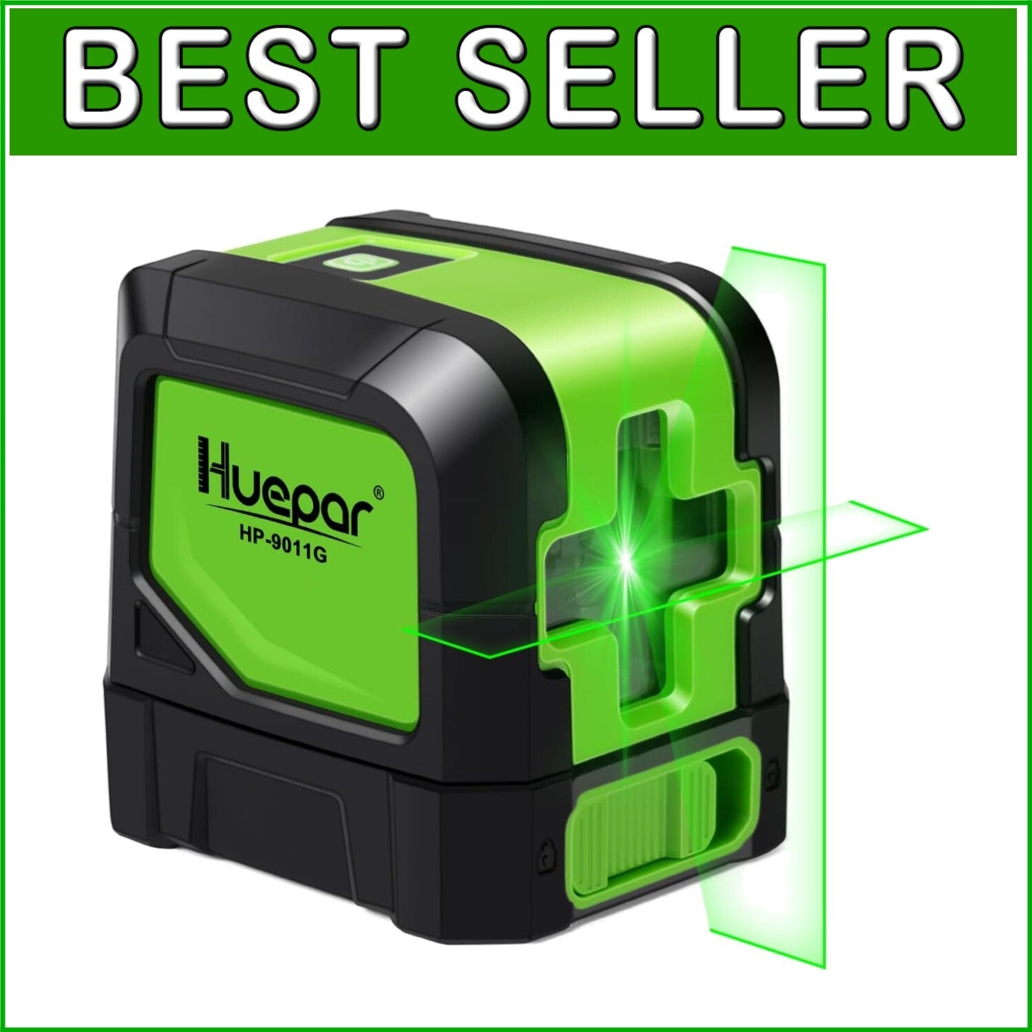 Durable Battery-Powered Green Laser Level - Ideal for Decoration & Construction
