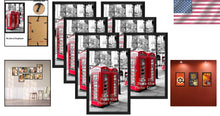 Load image into Gallery viewer, Set of 7 Black 11x17 Picture Frames - Elegant Wall-Mountable Display Solution