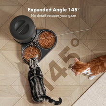 Load image into Gallery viewer, Stylish Automatic Pet Feeder with 1080P Camera &amp; Audio for Cats &amp; Dogs - Black