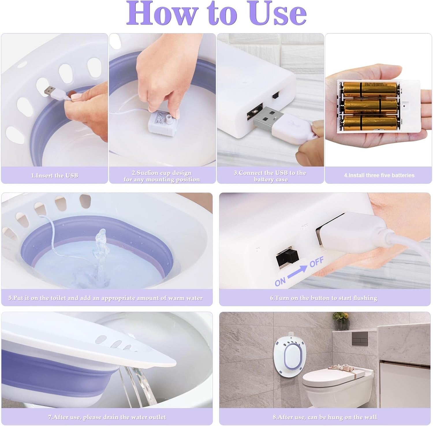 Electric Sitz Bath for Comfort & Healing – Ideal for Hemorrhoids & Postpartum