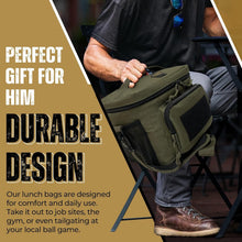 Load image into Gallery viewer, Large Insulated Lunch Bag for Work &amp; Travel - Tactical and Water-Resistant