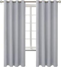 Load image into Gallery viewer, Blackout Room Darkening Drapes 52 x 72 Inches - Grommet &amp; Thermal Insulation Set