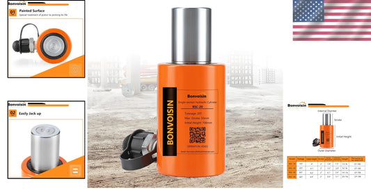 Efficient 20T Porta Power Hydraulic Jack with 2" Stroke for Industrial Use