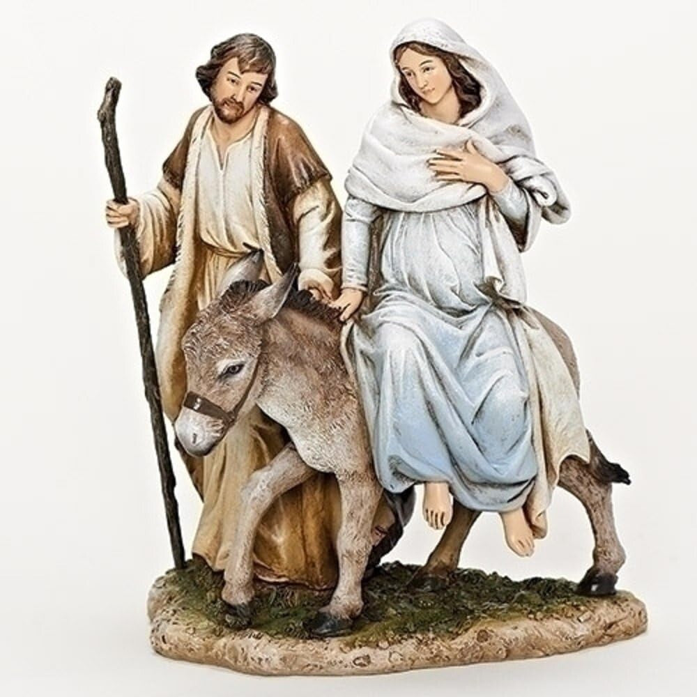 Intricately Crafted 8-Inch LA Posada Figure - Perfect for Devotional Displays