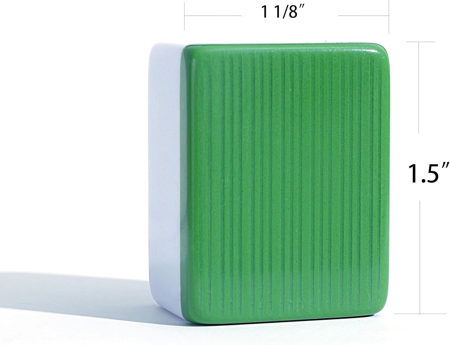 Compact Travel Mahjong Set - 146 Large Tiles & Brown Carrying Case Included