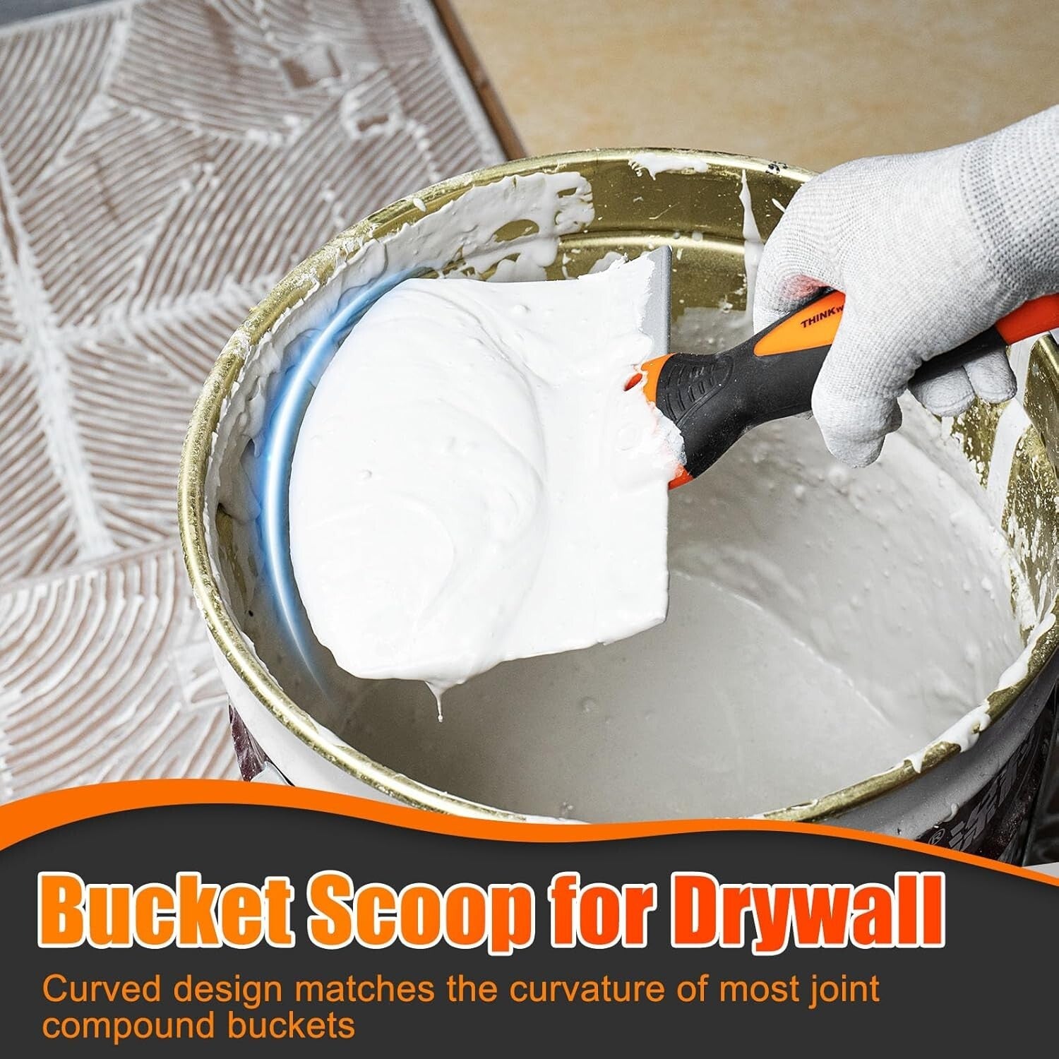 All-in-One 10-Piece Putty Knife & Drywall Scraper Set - Rust-Resistant Tools