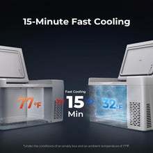 Load image into Gallery viewer, 23 Quart 12 Volt Compressor Cooler - Fast Cooling &amp; Energy Saving RV Fridge