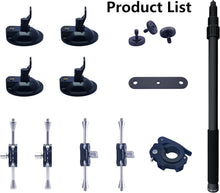 Load image into Gallery viewer, Aviation Grade Aluminum Car Mount with 44-Inch Selfie Stick for Action Cameras