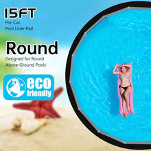 Load image into Gallery viewer, Thick, Moisture-Safe 15ft Pool Ground Cloth - Perfect for Above Ground Pools