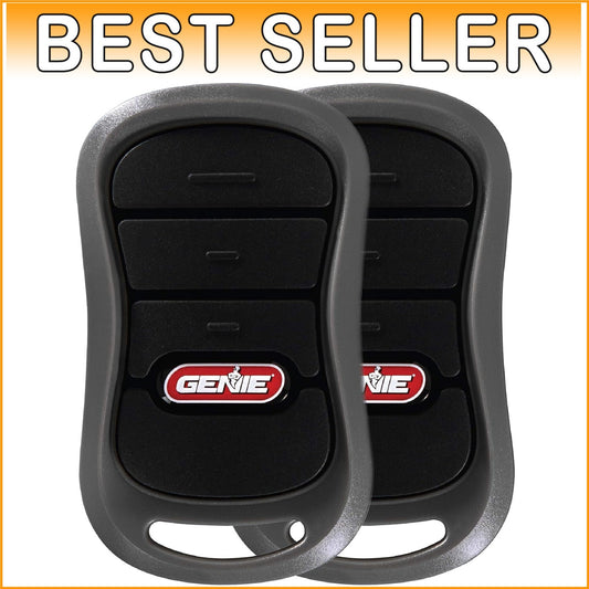 Dual-Frequency Garage Door Opener Remotes - 2 Pack with Intellicode Security