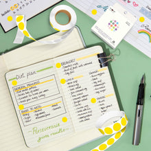 Load image into Gallery viewer, Self-Adhesive Round Dot Stickers - 1/2 Inch Yellow Labels for Any Occasion