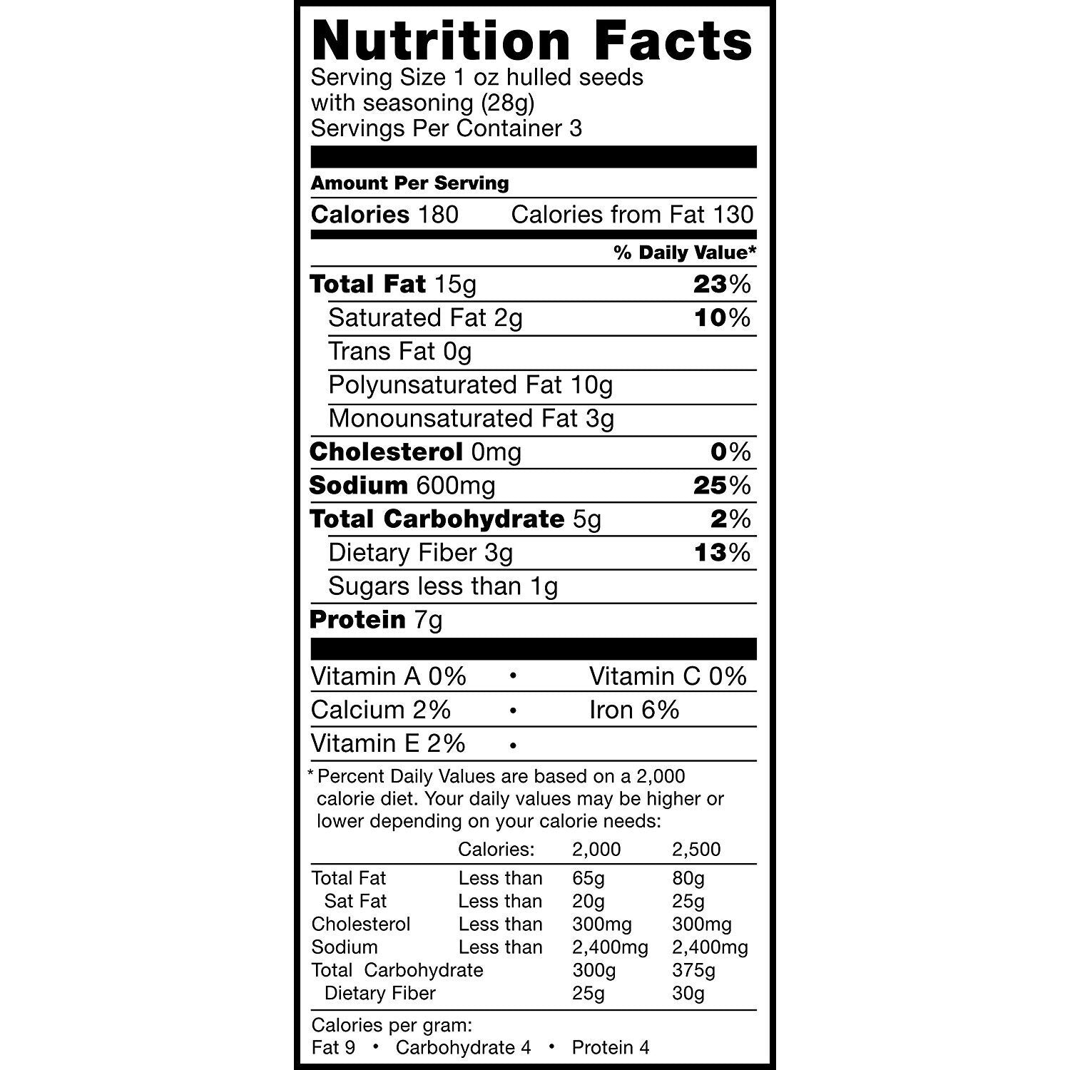 Cracked Pepper Sunflower Seeds - 6 oz Bags, Pack of 12 - Perfect Snack Anytime