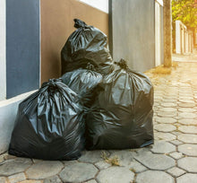 Load image into Gallery viewer, 3 Mil 55 Gallon Contractor Trash Bags - 50 Count Bulk for Tough Waste Disposal