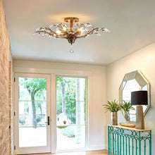 Load image into Gallery viewer, Modern Vintage 5-Light Crystal Chandelier - Perfect for Dining Room &amp; Kitchen