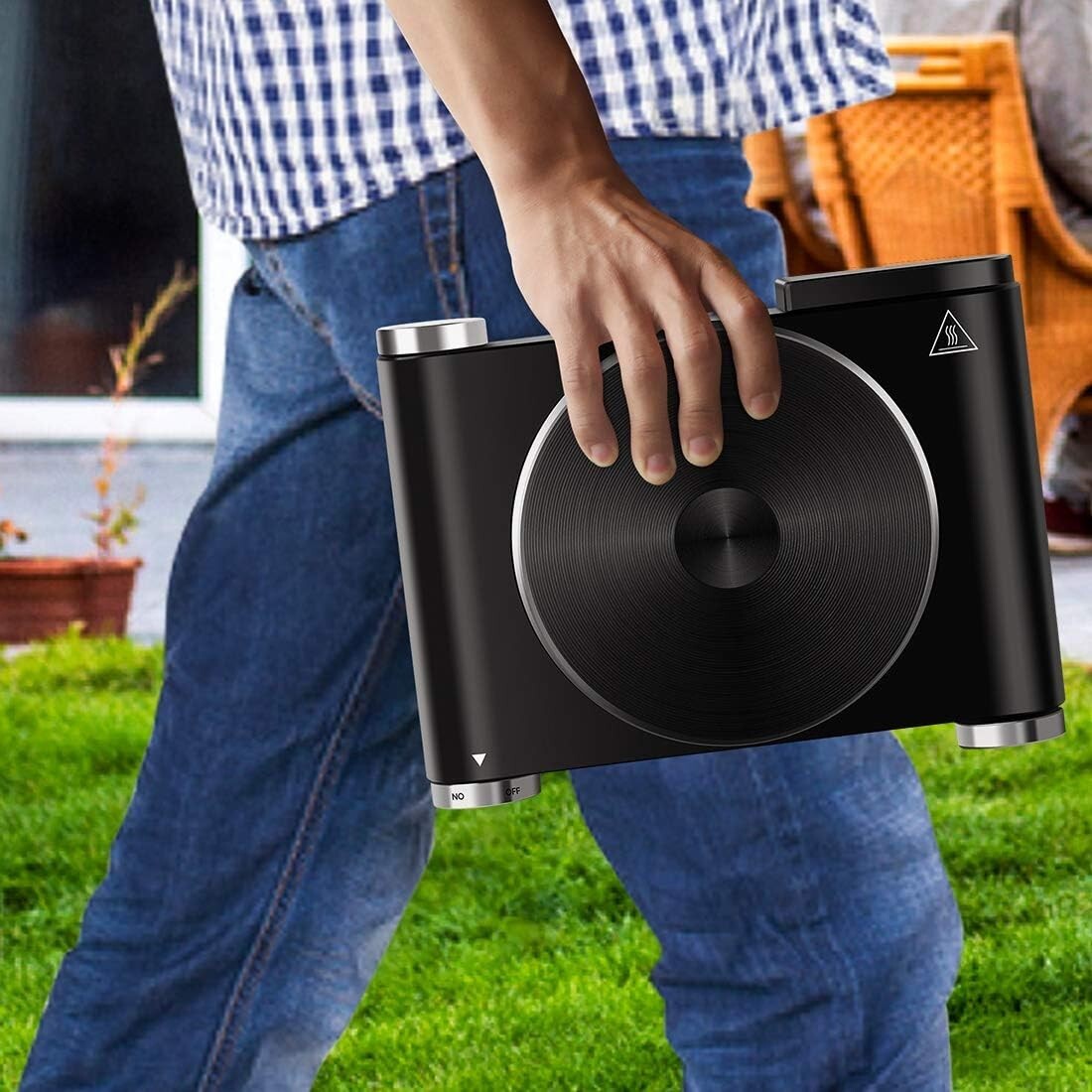 Versatile 1500W Hot Plate for Indoor Cooking - Lightweight & Portable Design