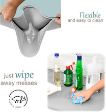 Load image into Gallery viewer, Premium Silicone Under Sink Liner - Trimmable, Waterproof &amp; Durable 34" x 22"