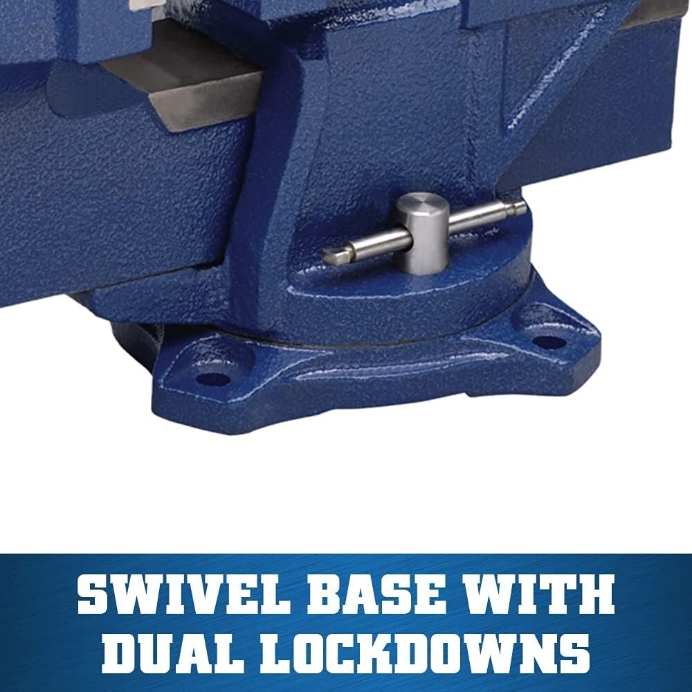 Compact 4-Inch Bench Vise with Strong Anvil Surface - Ideal for Home Projects