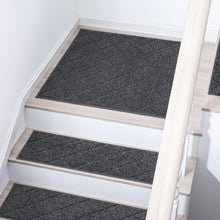 Load image into Gallery viewer, Edging Stair Runners - 30x30 Non-Slip, Water-Resistant for Safe Indoor Steps