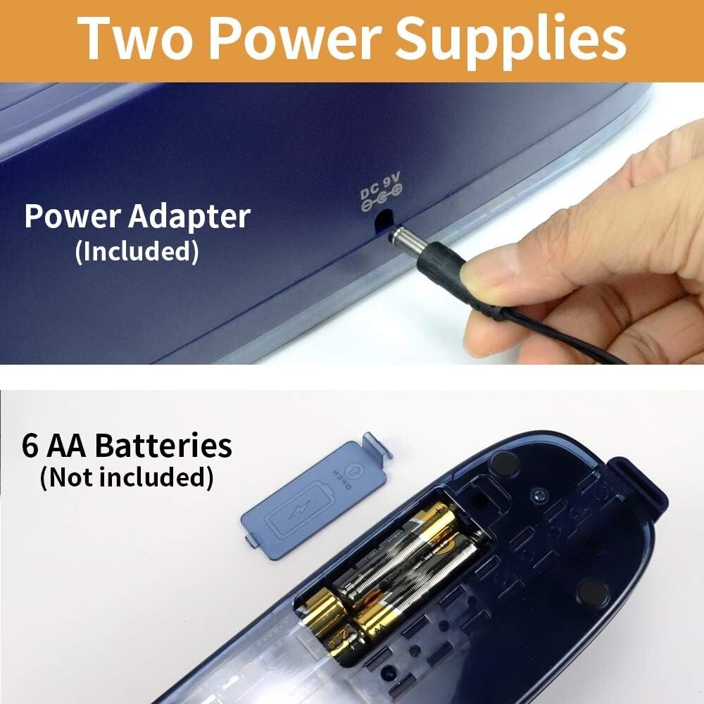 Fast Electric 3 Hole Punch - 20-Sheet Capacity, Effortless Paper Management