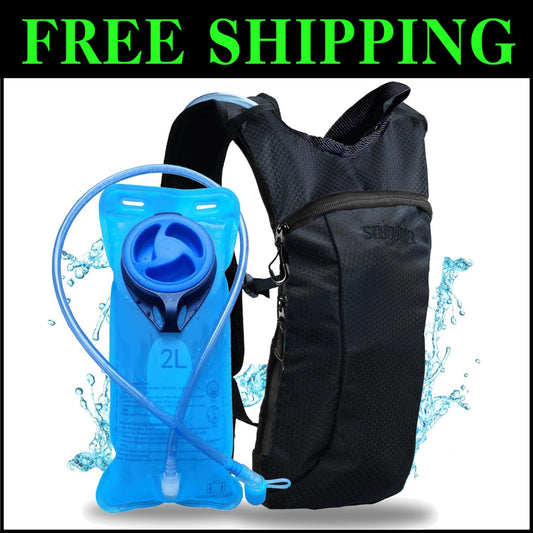 Lightweight 2L Hydration Backpack with Adjustable Straps for Festivals & Sports