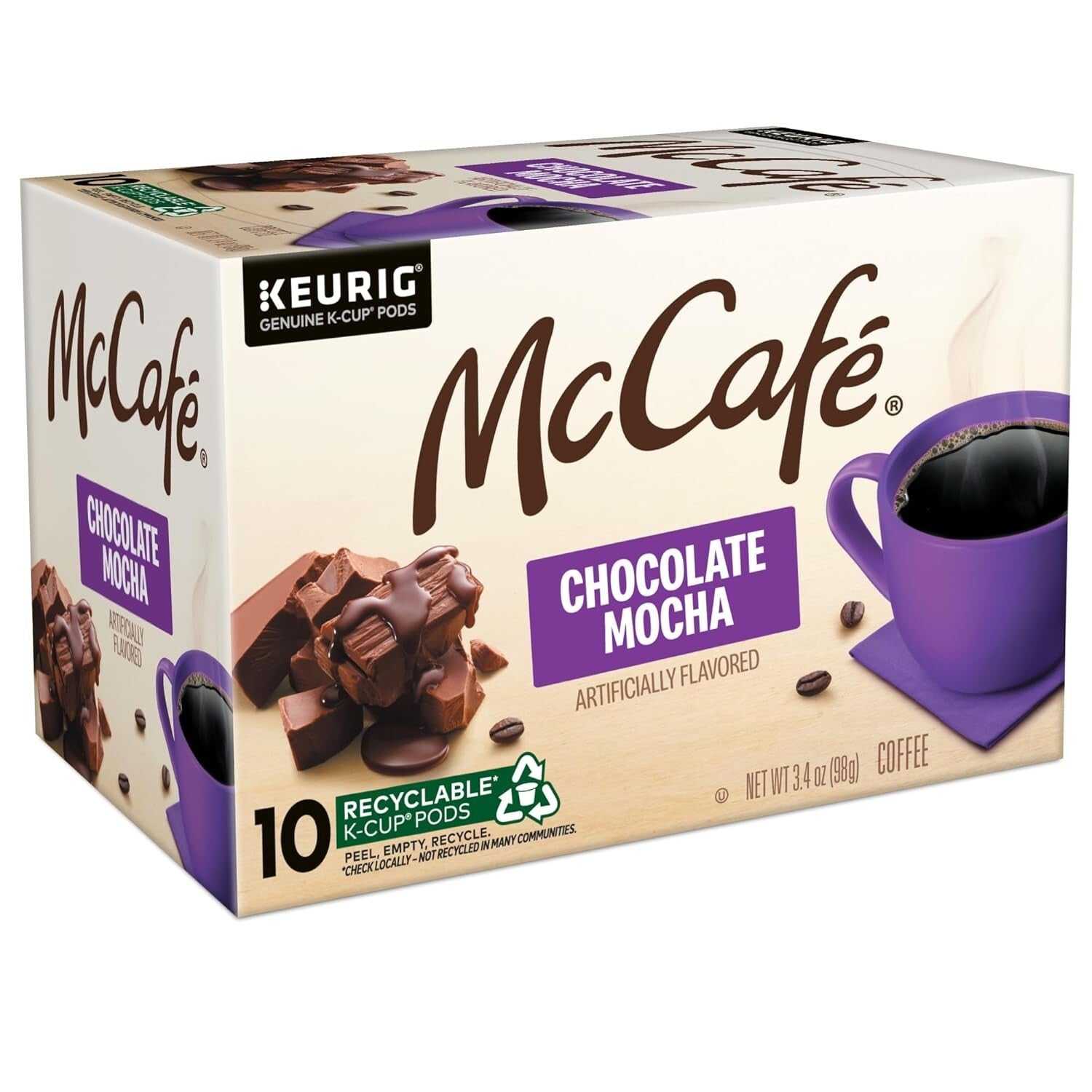 60 Count McCafé Chocolate Mocha Pods - Rich Flavor Chemistry with Arabica Beans