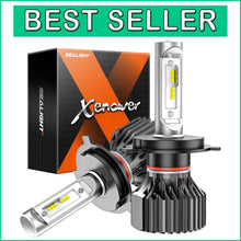Load image into Gallery viewer, Compact 9003 Fog Light Bulbs - 1:1 Size, 10 Mins Installation, Pack of 2