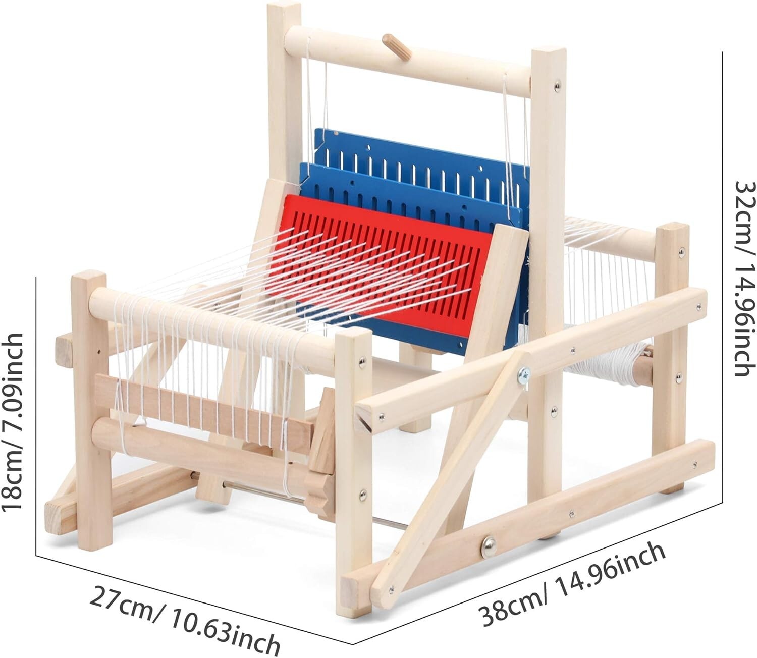 Foldable Craft Weaving Loom - Hand-Knitting Toy for Skill Development in Kids