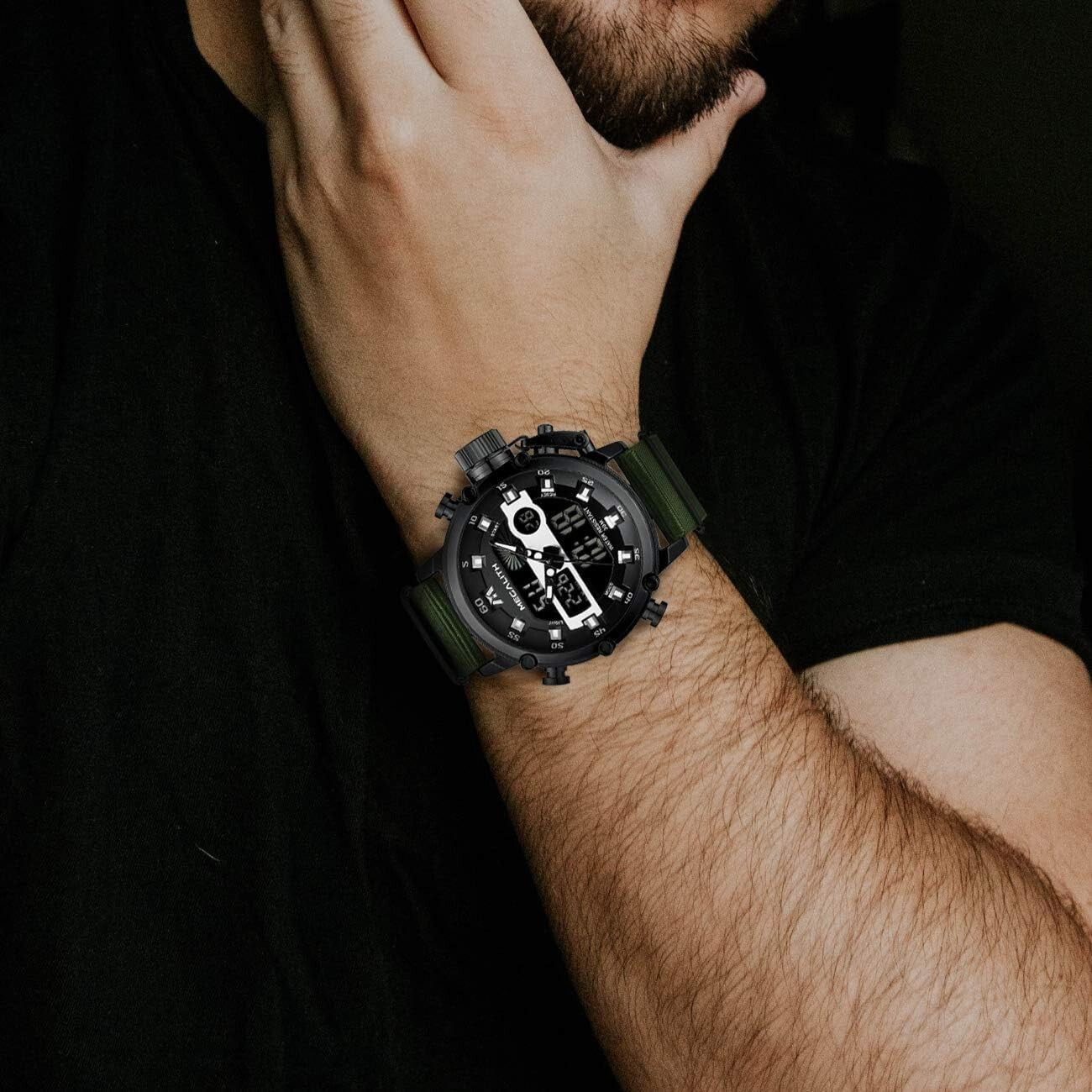 Waterproof Military Sport Watch for Men - Tactical Digital & Heavy-Duty Design