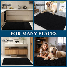Load image into Gallery viewer, Versatile Absorbent Dog Mat 59x35 - Stylish Indoor Entryway Solution