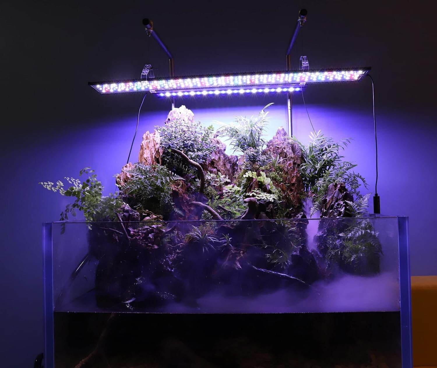RGB LED Aquarium Light with Remote Control – Perfect for 18-24" Freshwater Tanks
