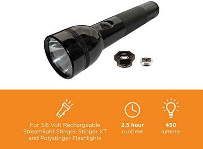 Efficient LED Upgrade Kit for Stinger Flashlights - 450 ANSI Lumen Performance