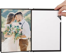 Load image into Gallery viewer, Luxury 10" x 12" Faux Leather Photo Album with Peel-and-Stick Pages for Weddings