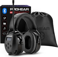 Load image into Gallery viewer, Noise Cancelling Bluetooth 5.4 Hearing Earmuffs with FM Radio &amp; 48H Playback