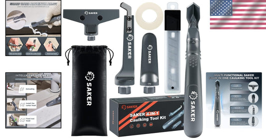 Efficient 4 in 1 Caulk Remover Kit - Ideal for Home and Bathroom Projects