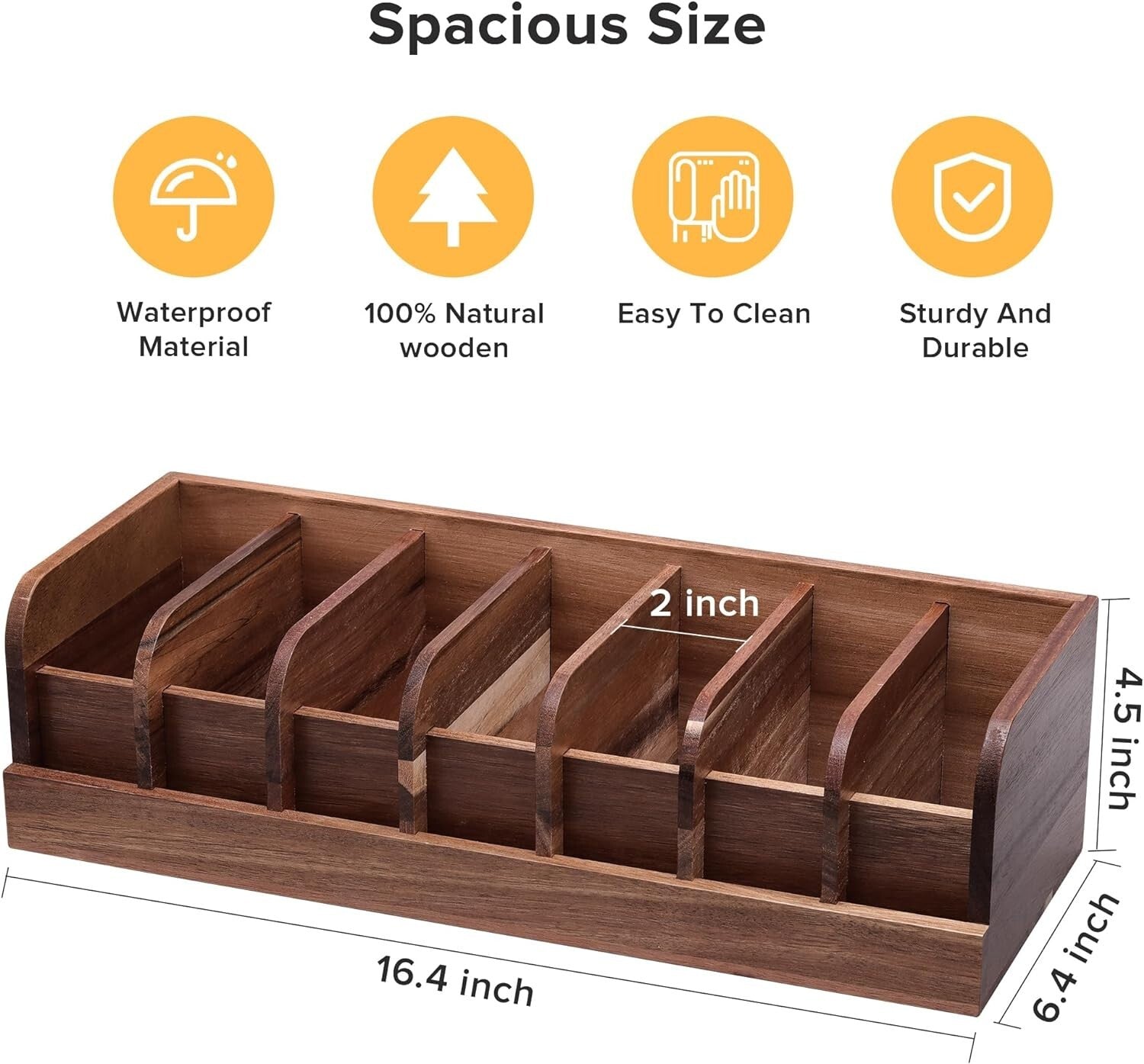 Modern Acacia Wood Belt Rack Organizer – Perfect for All Your Accessories