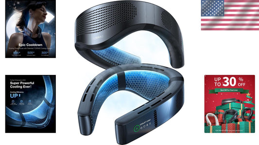 Personalized Wearable Air Conditioner with Fast Charging - Ultimate Comfort Gift