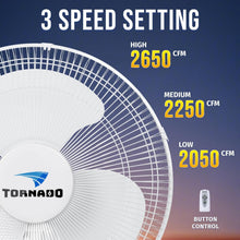 Load image into Gallery viewer, Remote-Controlled 16-Inch Oscillating Fan for Home - Energy Efficient Design