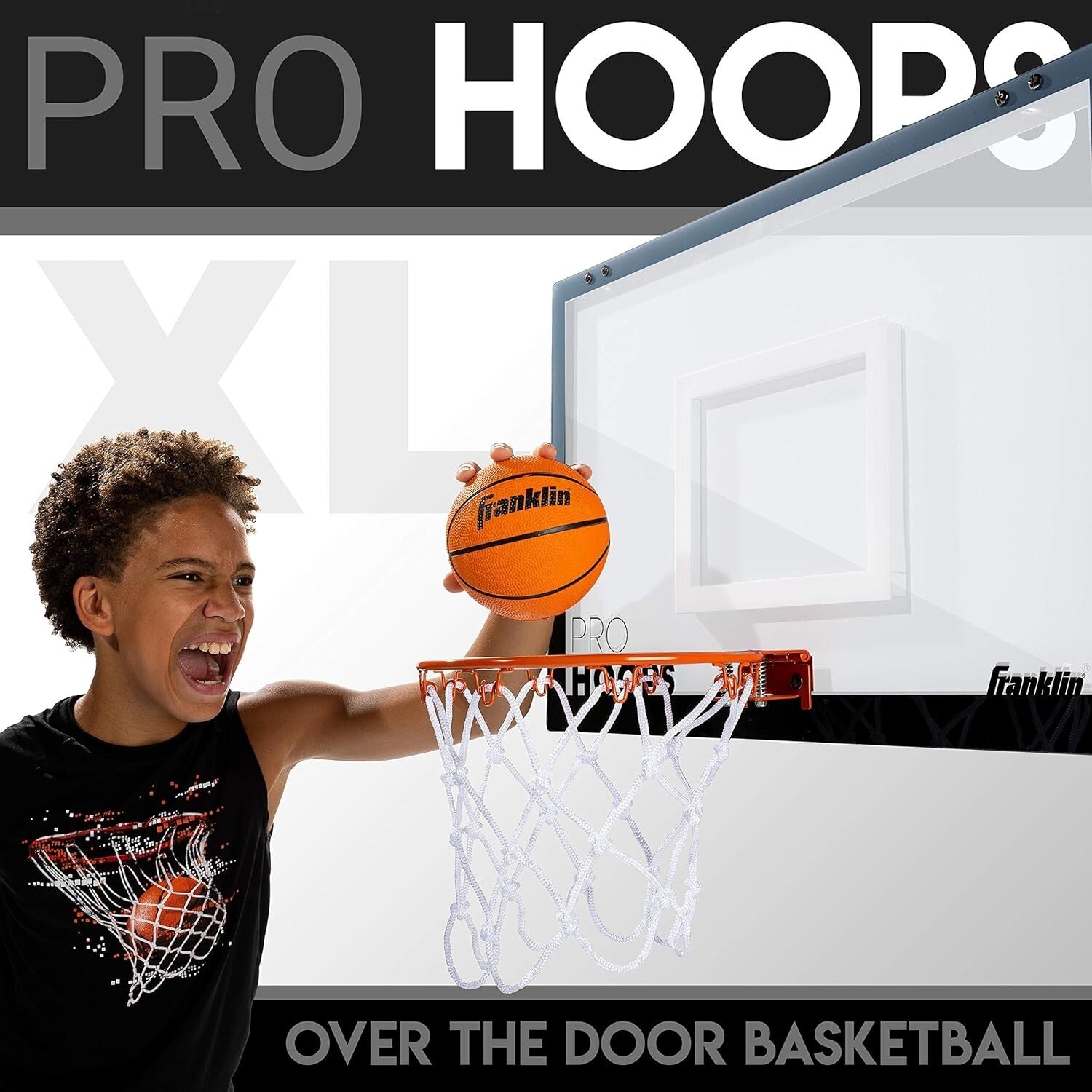 Fun Over-The-Door Basketball Hoop + Pump – Perfect Indoor Game for Kids & Teens!