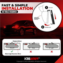 Load image into Gallery viewer, Universal Clip-On 15.8" Rearview Mirror - Clear View &amp; Blind Spot Reduction