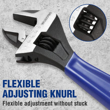 Load image into Gallery viewer, Versatile Adjustable Wrench Set - 4 Sizes, Corrosion-Resistant Finish, Easy Grip