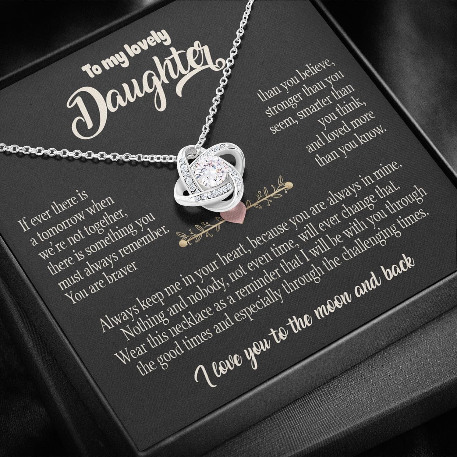 Elegant Hypoallergenic Necklace for Daughter - Meaningful Gift from Mom or Dad