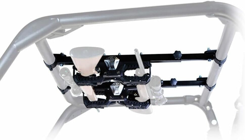 Versatile Overhead Gun Holder for UTVs with Steel Bracket - Fits Multiple Models